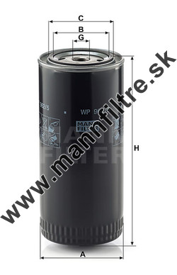Olejový filter MANN FILTER WP 962/5