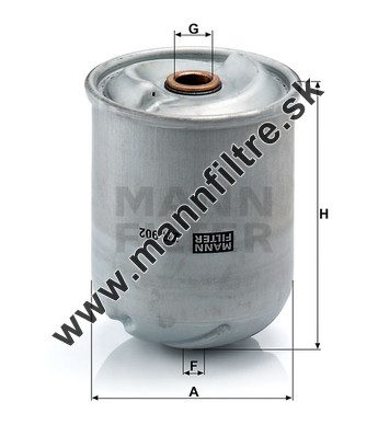 Olejový filter MANN FILTER ZR 902 x