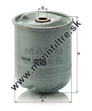 Olejový filter MANN FILTER ZR 903 x