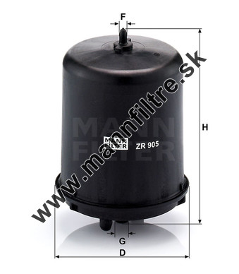 Olejový filter MANN FILTER ZR 905 z